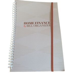 Yearly home finance / bill organizer